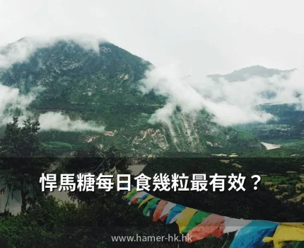 悍馬糖每日食幾粒最有效？